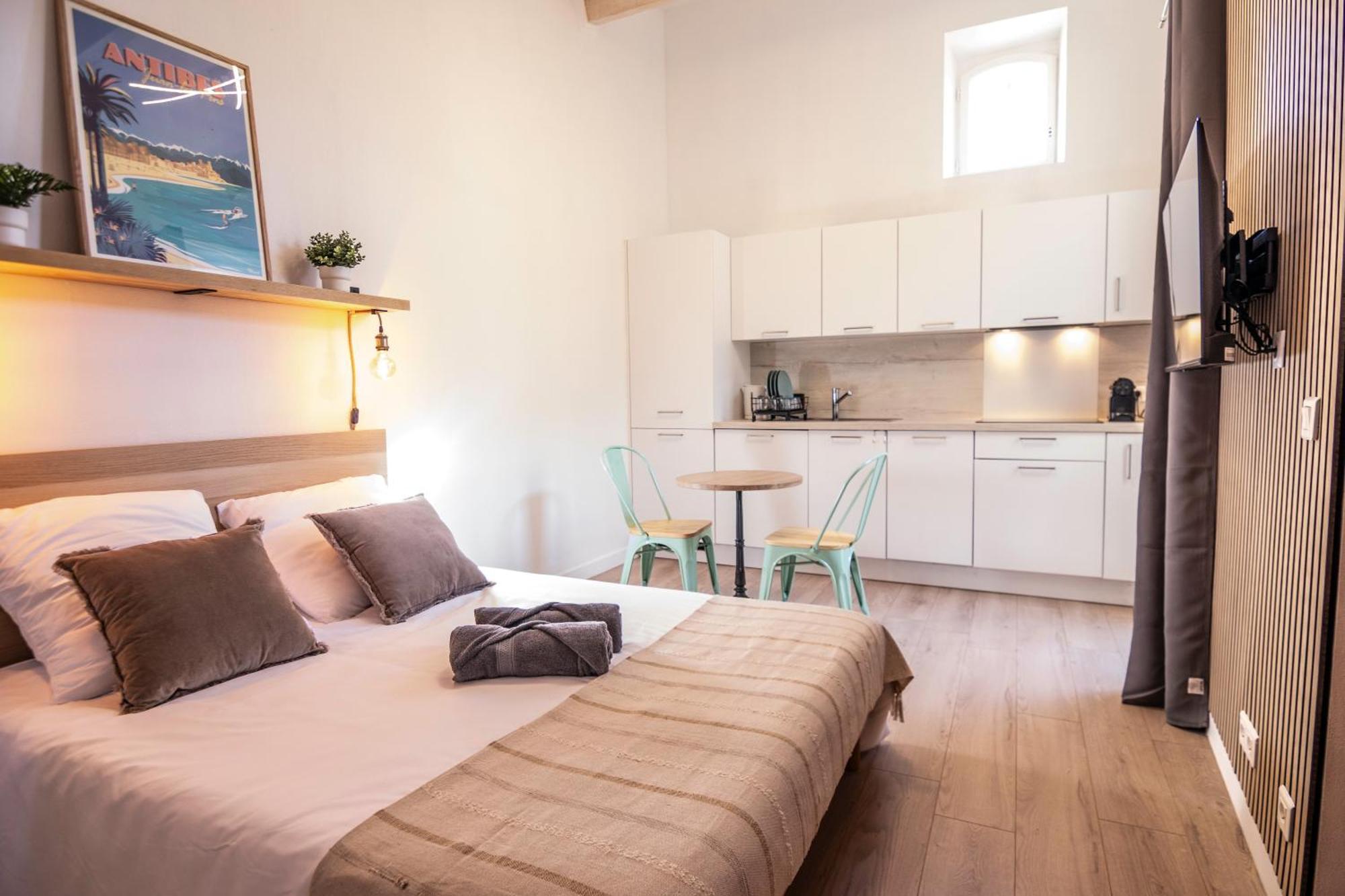 Studio Vieil Antibes Proche Mer Esterno foto
